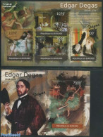 Burundi 2012 Edgar Degas Paintings 2 S/s, Mint NH, Performance Art - Dance & Ballet - Art - Edgar Degas - Modern Art (.. - Tanz