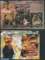 Burundi 2012 Mary Cassatt Paintings 2 S/s, Mint NH, Art - Paintings - Other & Unclassified