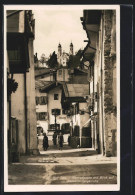 AK Bad Tölz, Konradgasse Mit Blick Auf Kalvarienberg  - Bad Tölz