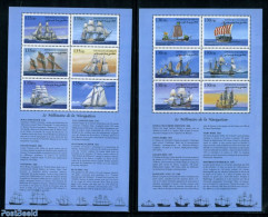 Djibouti 2000 Ships 12v (2 M/s), Mint NH, Transport - Ships And Boats - Ships