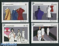 Singapore 2013 Fashion, Joint Issue France 4v, Mint NH, Various - Joint Issues - Art - Fashion - Gemeinschaftsausgaben