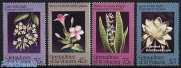 Saint Vincent & The Grenadines 1984 Flowers 4v, Mint NH, Nature - Flowers & Plants - St.-Vincent En De Grenadines