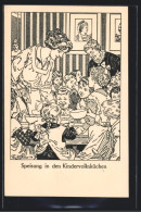 AK Speisung In Den Kindervolksküchen  - Other & Unclassified