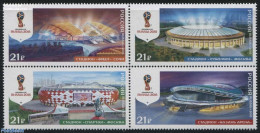 Russia 2015 FIFA World Cup 2018, Stadiums 4v [+] Or [:::], Mint NH, Sport - Football - Art - Architecture - Modern Arc.. - Other & Unclassified