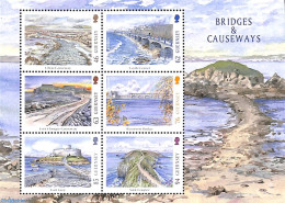 Guernsey 2018 Bridges 6v M/s, Mint NH, History - Europa (cept) - Art - Bridges And Tunnels - Bridges