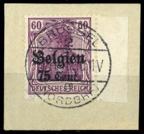 1916, Deutsche Besetzung I. WK Belgien, 21, Briefst. - Bezetting 1914-18