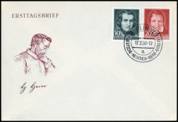 1956, DDR, 516-17, FDC - Other & Unclassified