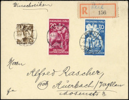 1948, Französische Zone Rheinland Pfalz, 30-31 U.a., Brief - Altri & Non Classificati