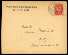 1922, Deutsches Reich, PU 67 U.a., Brief - Sonstige & Ohne Zuordnung