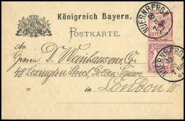 1881, Altdeutschland Bayern, 48, P 30/03, Brief - Sonstige & Ohne Zuordnung