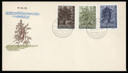 1958, Liechtenstein, 371-73, FDC - Otros & Sin Clasificación