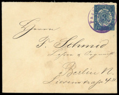 Deutsches Reich Stadtpost, U 6 VIII, Brief - Private & Local Mails