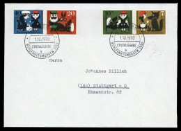 1960, Bundesrepublik Deutschland, 340-43, FDC - Sonstige & Ohne Zuordnung