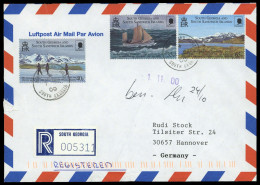 2000, Falkland Abhängige Gebiete F Süd Georgien, 307-09, Brief - Falkland
