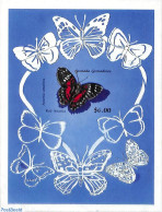 Grenada Grenadines 1989 Butterfly S/s, Imperforated, Mint NH, Nature - Butterflies - Grenada (1974-...)