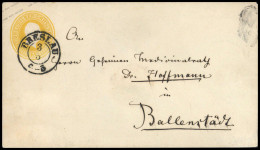 1859, Altdeutschland Preussen, U 19 A, Brief - Andere & Zonder Classificatie