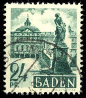 1948, Französische Zone Baden, 22 Var., Gest. - Sonstige & Ohne Zuordnung