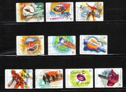 Australie. 2001. N° 1931 / 1940. Obli. - Used Stamps