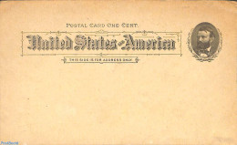 United States Of America 1891 Postcard 1c, Unused Postal Stationary - Cartas & Documentos