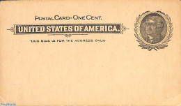 United States Of America 1897 Postcard 1c, VOSS & STERN, Unused Postal Stationary - Cartas & Documentos