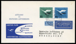 1955, Bundesrepublik Deutschland, 206-07, Brief - Altri & Non Classificati