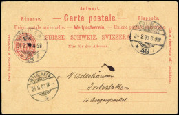 1892, Schweiz, P 29 A, Brief - Sonstige & Ohne Zuordnung