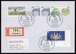 1987, Bundesrepublik Deutschland, 1329 FN U.a., Brief - Autres & Non Classés