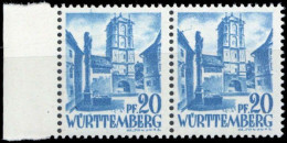 1947, Französische Zone Württemberg, 7 PF II, ** - Autres & Non Classés