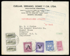 1949, Kolumbien, 550 U.a., Brief - Colombia