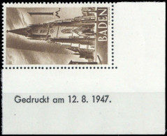 1947, Französische Zone Baden, 13 Bru, ** - Other & Unclassified