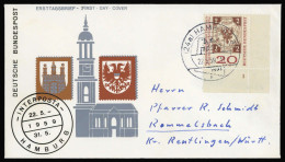 1959, Bundesrepublik Deutschland, 311 A FN, FDC - Sonstige & Ohne Zuordnung