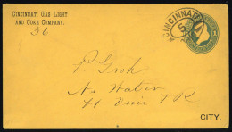 1882, USA, U 68 II G, Brief - Autres & Non Classés