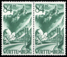 1947, Französische Zone Württemberg, 12 PF II, ** - Autres & Non Classés