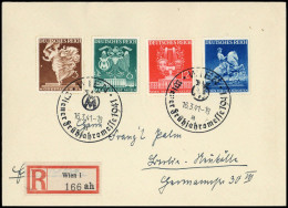 1941, Deutsches Reich, 768-71, Brief - Altri & Non Classificati