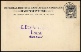 1895, Britisch Ostafrika, P 4, Brief - Sonstige - Afrika