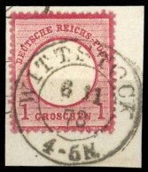 1872, Deutsches Reich, 19, Briefst. - Altri & Non Classificati