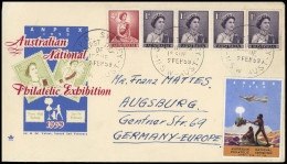 1959, Australien, 288 (4), 291, FDC - Other & Unclassified