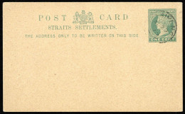 1885, Malaiische Staaten Straits Settlements, P 5, Brief - Asia (Other)