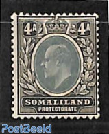 British Somalia 1905 4A, WM Mult. Crown-CA, Stamp Out Of Set, Unused (hinged) - Somaliland (Protectorate ...-1959)