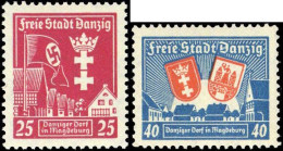 1937, Danzig, 274-75, ** - Other & Unclassified