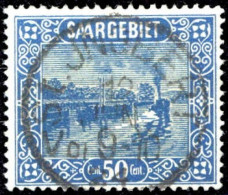 1922, Saar, 92 IV, Gest. - Andere & Zonder Classificatie