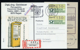 1981, Bundesrepublik Deutschland, A 1 Hu (2), Brief - Otros & Sin Clasificación