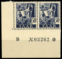 1947, Saar, 220 BgNr, ** - Other & Unclassified