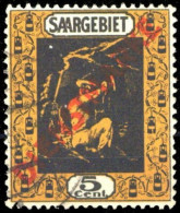 1922, Saar, D 2 III, Gest. - Autres & Non Classés