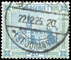 1923, Saar, 99 IV, Gest. - Sonstige & Ohne Zuordnung