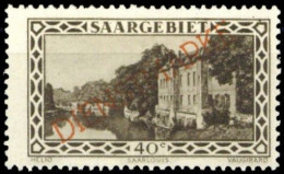 1927, Saar, D 17 Var., * - Autres & Non Classés