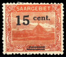 1921, Saar, 73 Var., * - Andere & Zonder Classificatie