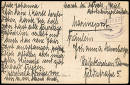 1914, Deutsche Marine Schiffspost, 557 U.a., Brief - Andere & Zonder Classificatie