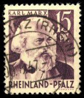 1947, Französische Zone Rheinland Pfalz, 5 VII, Gest. - Sonstige & Ohne Zuordnung