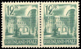 1947, Französische Zone Rheinland Pfalz, 4 PF III, ** - Andere & Zonder Classificatie